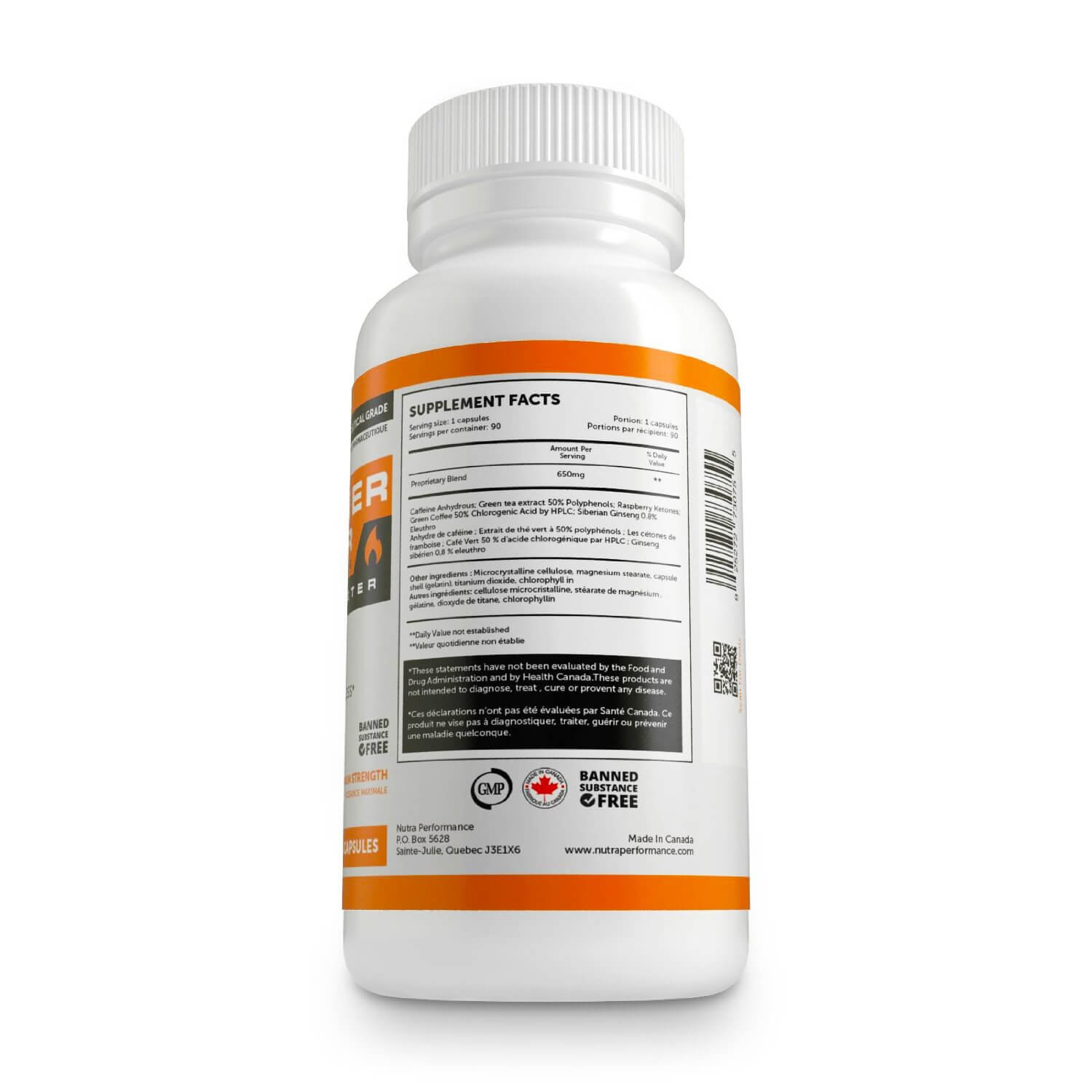 XBurner Fat Burner Thermo Booster Nutra Performance Performance