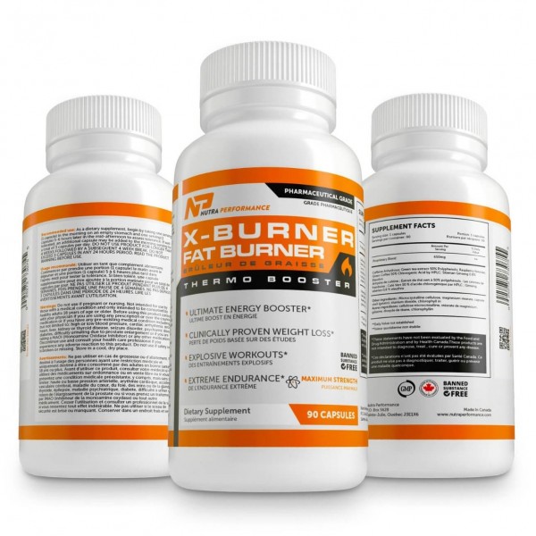 XBurner Fat Burner Thermo Booster Nutra Performance Performance